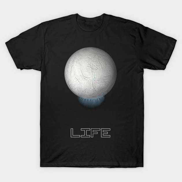 Life on Enceladus T-Shirt by HuygensBase